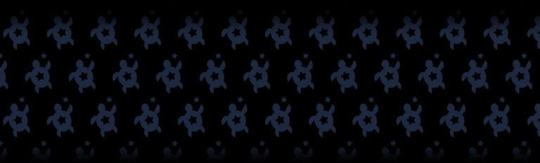 Barra ancha patron azul trotuga Huesito - Acero Inoxidable